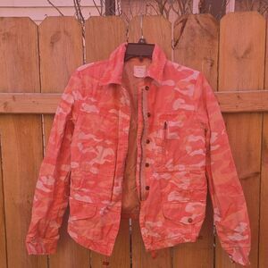 GAP Pink Camouflage Jacket